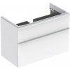 Skrinka Geberit Smyle Square pod umývadlo, s 2 zásuvkami, T=47cm, biele/biela/matná, 500.354.00.1