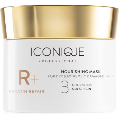 ICONIQUE Professional R+ Keratin repair Nourishing mask obnovujúca maska pre suché a poškodené vlasy 100 ml