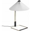 HAY Stolná LED lampa Matin Polished Brass Base 300 White