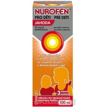 Nurofen pre deti jahoda sus.por.1 x 100 ml