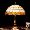 REBLAN Vitrážna lampa - sklo/jantár LV100007 - Predĺžená možnosť vrátenia tovaru do 30 dní