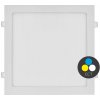 T-LED Biely vstavaný LED panel hranatý 300 x 300mm 24W 24V CCT 102207