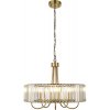 | Endon 119610 - Luster na reťazi VISCONTI 5xE14/6W/230V mosadz | 119610