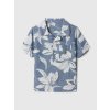 GAP 408434-02 Dětská vzorovaná oxford košile Modrá - 3YRS