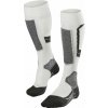 Dámske lyžiarske ponožky Falke SK4 Advanced Women Skiing Knee-high Socks čierna,šedá,biela 41-42