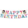 NARODENINOVÁ GIRLANDA BANNER PRINCEZNEJ DISNEY HAPPY BIRTHDAY NARODENINY 230 cm