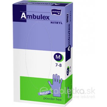 Ambulex NITRYL nepudrované 100 ks