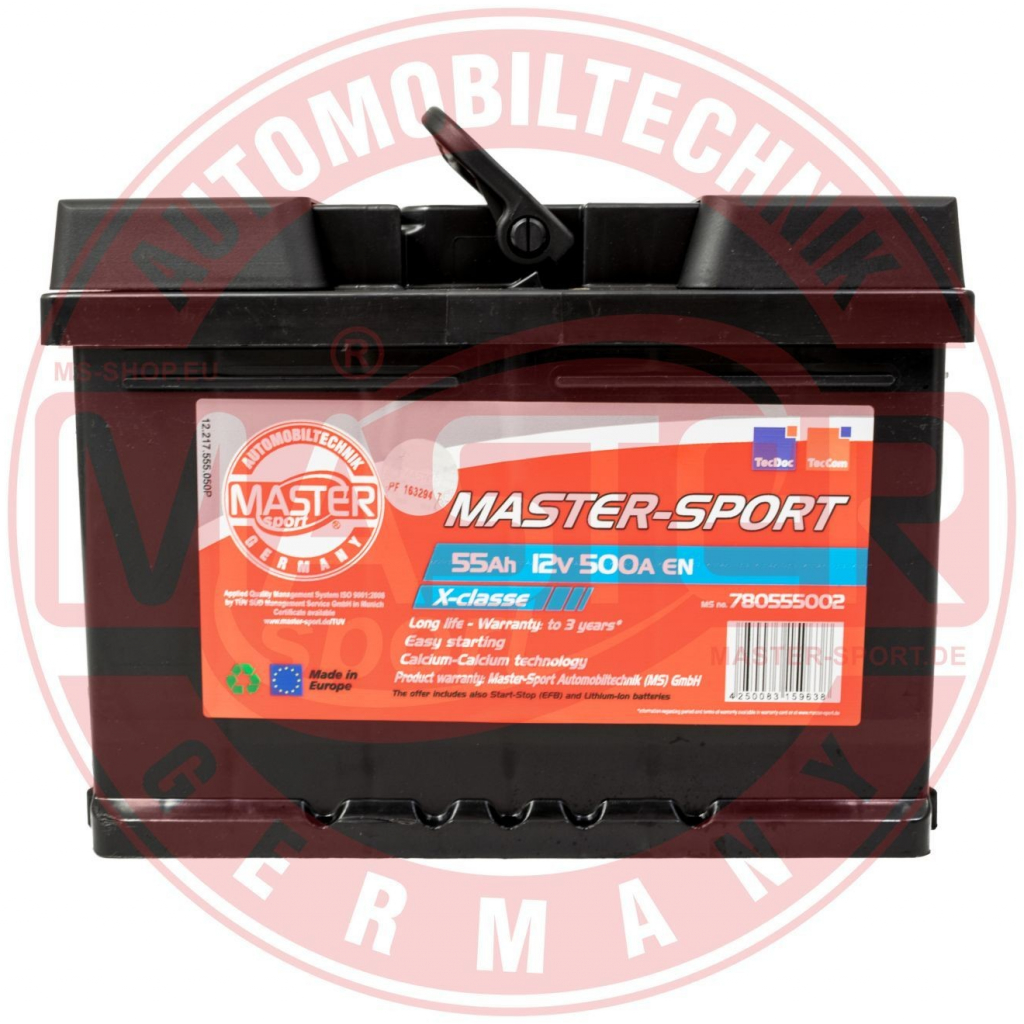 Master-Sport 12V 55Ah 500A 780555002 od 59,5 € - Heureka.sk