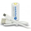 Nabíjacia batéria 16340 / R-CR123 3V everActive 700mAh (1 ks) s bezpečnostnou ochranou