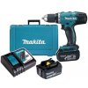 Makita DDF453RFE / Aku vŕtací skrutkovač / 18V / Li- ION / 2x 3A / 13 mm skľučovadlo / 1300 ot-min (DDF453RFE)