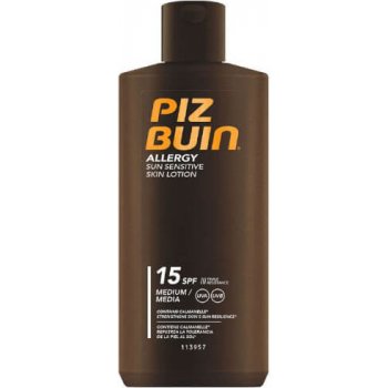 Piz Buin Allergy vodeodolný opaľovací krém pre citlivú pokožku SPF15 200 ml