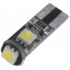 LED autožiarovka 12V / T10 / W5W - biela 3xSMD CanBus (2ks)