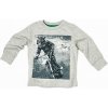 Tričko chlapčenské s dlhým rukávom, Minoti, CROSS 7, šedá - 68/80 | 6-12m