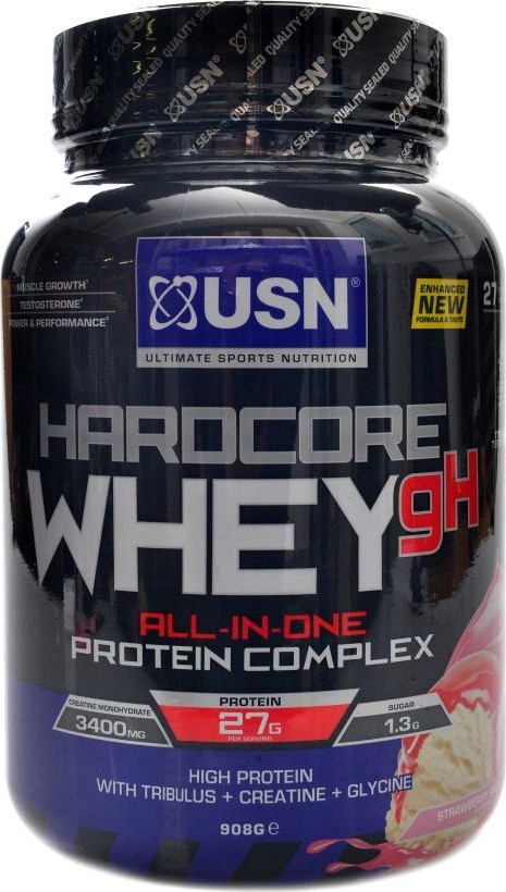 USN Hardcore Whey GH Protein 908 g