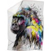 Deka Gorila Art (Rozmer: 150 x 120 cm, Podšitie baránkom: ÁNO)