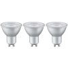 Paulmann 28581 LED En.trieda 2021 G (A - G) GU10 4 W teplá biela (Ø x v) 51 mm x 55 mm 3 ks; 28581