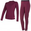 EGLOO Merino EGLOO DF MERINO Hike&Ski BaseSet dámske tričko s dlhým rukávom+spodky, lila Veľkosť: M