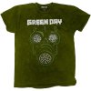Green Day tričko Gas Mask Zelená XL