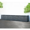 Westmann Kubus 10 kovový box na odpadkové koše 10 x 240 l 660 x 80 x 116 cm antracitová