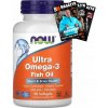 Now Foods Ultra Omega-3 Rybí olej 500 EPA + 250 DHA x 90 softgel kapsúl