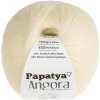 BELLATEX Priadza Angora Merino Papatya 100 g - 1930 smotanová