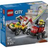 LEGO City 60458 Pretekárske autá: Pizza vs. Hasičské auto