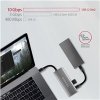 AXAGON HMC-5G21 Víceportový USB hub 5v1, 10 Gb/s, 2x USB-A + 2x USB-C + HDMI 4K/30Hz, PD 60W, 13cm USB-C kabel