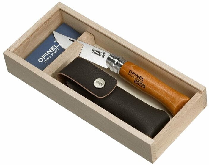 Opinel Wooden Gift Box N°8 + Sheath