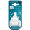 AVENT Cumlík na fľašu Anti-colic 3 3m+, stredný prietok, mäkký silikónový 1x2 ks