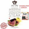 2x 12kg Dog’s Chef Mulberry Glazed Venison Steak