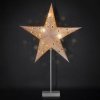 Solight LED vianočná hviezda stolná 10x LED 3x AA 1V262