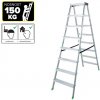 KRAUSE schůdky Al 8 oboustranné 170cm, nosnost 150kg 10.66-2-08-OB