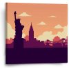 Sablio Obraz New York Socha slobody Art - 50x50 cm