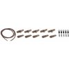 Anaconda Quick Change Safety Lead Clip Kit jungle hnědá 5 ks