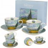 Šálky na kávu Van Gogh Pšeničné pole 270 ml sada 2 ks porcelán DUO