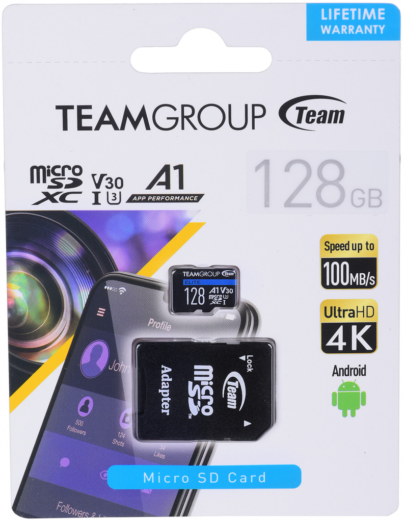 Team microSDXC 128 GB AUSDX128GIV30A103 od 14,92 € - Heureka.sk