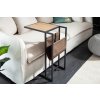 LuxD Dizajnový stôl na notebook s úložným priestorom Giuliana 48 cm imitácia dub