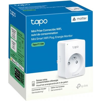 TP-LINK Tapo P110M, Mini Smart Wi-Fi zásuvka s meraním spotreby (Matter)