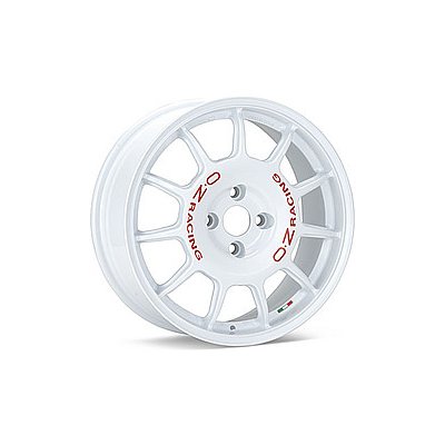 OZ LEGGENDA 7x17 4x100 ET30 RACE WHITE RED LETTERING