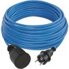Emos P01420W weatherproof, predlžovací kábel 20 m / 1 zásuvka / modrý / silikón / 230 V / 1,5 mm2 P01420W
