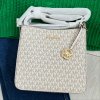 Michael Kors Messenger crossbody krémová
