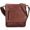 Lagen pánska kožená taška cez rameno 7076 hnedá