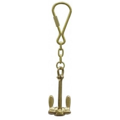 Prívesok na kľúče Sea club Keyring Anchor brass