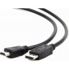 Gembird DisplayPort samec - HDMI samec 3m CC-DP-HDMI-3M - prepojovací kábel