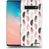 Picasee silikónový čierny obal pre Samsung Galaxy S10 G973 - Pírka 2