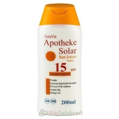 JutaVit Apotheke Solar Sun lotion 15 SPF mlieko