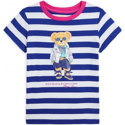 Polo Ralph Lauren detské bavlnené tričko 312926000001 modrá