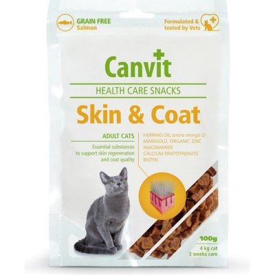 Canvit Health Care cat Skin & Coat Snack 100g