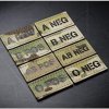 Nášivka krvná skupina AČR IR Combat Systems® – Coyote Brown