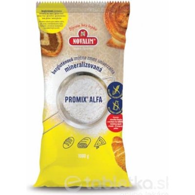 Promix Alfa univerzálna mineralizovaná bezgluténová múka 1000 g od 4,39 € -  Heureka.sk